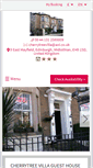 Mobile Screenshot of cherrytreevillaguesthouse.co.uk